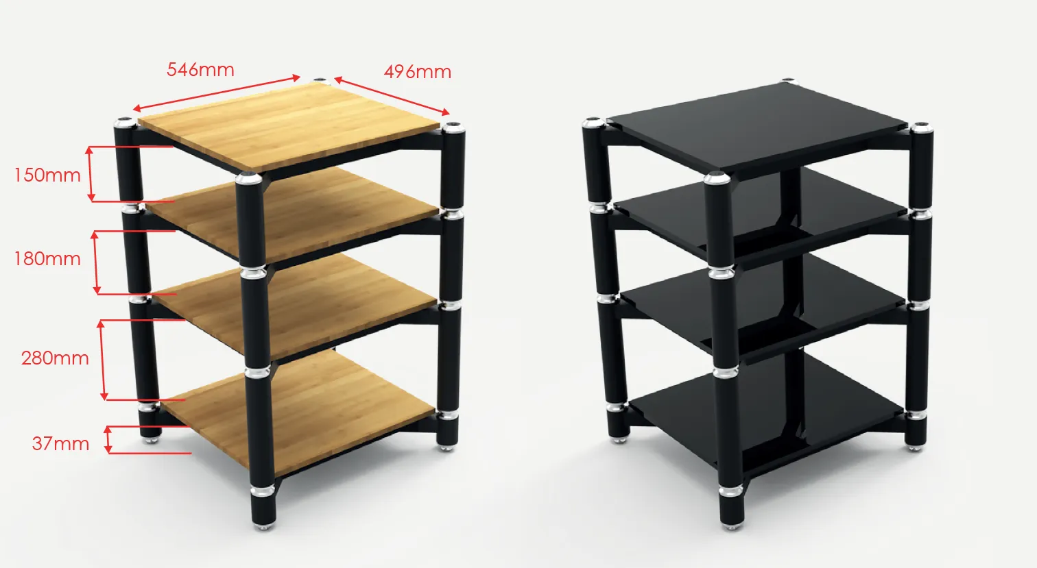 HiFi stojalo Norstone SPIDER BASE - HiFi stojalo Norstone SPIDER BASE