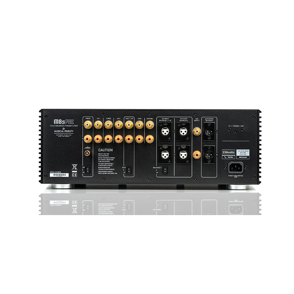 Predojačevalnik Musical Fidelity M8sPRE – vrhunski high-end preamp z aluminijasto ohišjem in XLR povezavo Predojačevalnik Musical Fidelity M8sPRE – vrhunski high-end preamp z aluminijasto ohišjem in XLR povezavo