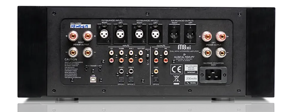 Musical Fidelity M8xi integrirani ojačevalnik - Musical Fidelity M8xi integrirani ojačevalnik